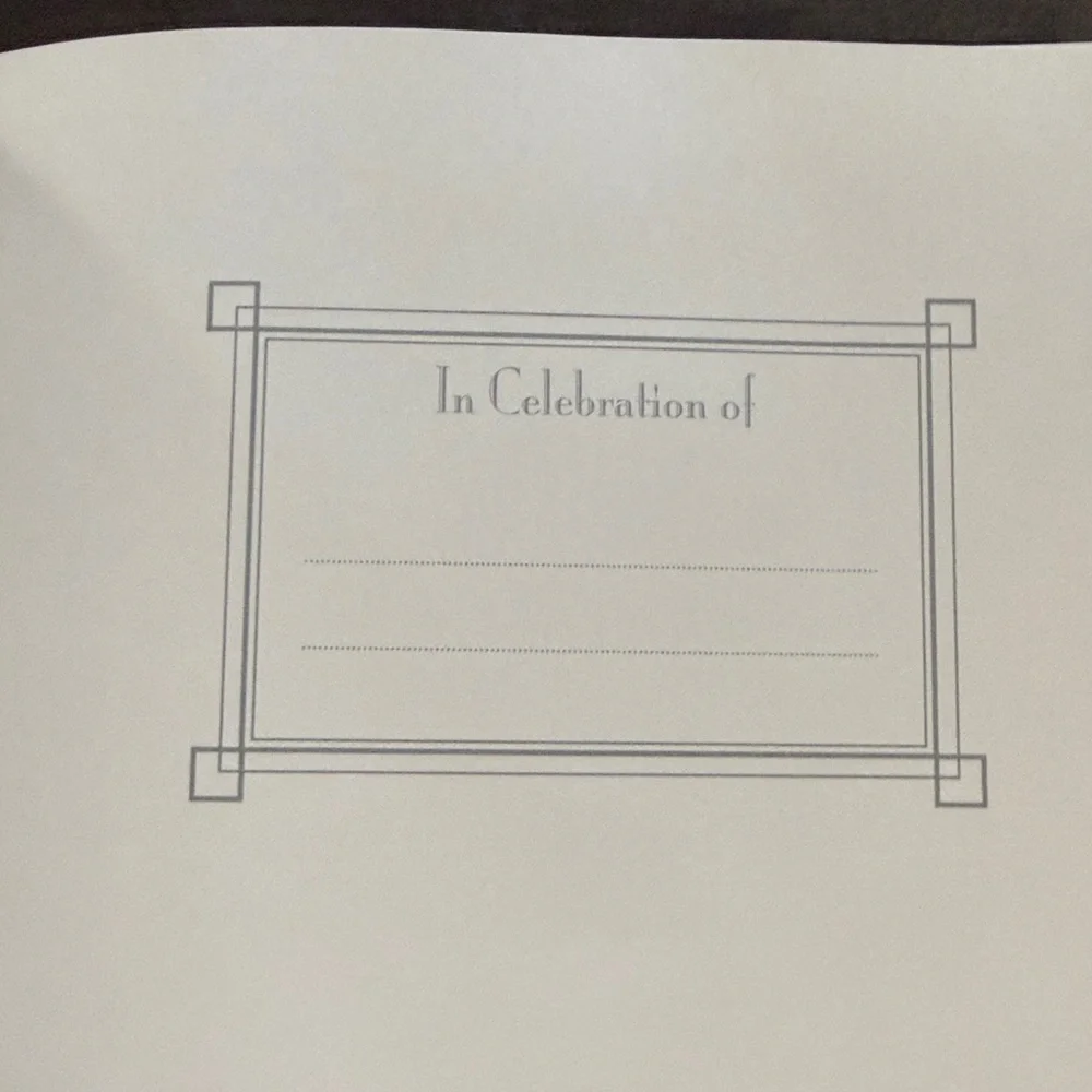 Guest book with customizable cover - Picture 5 of 6